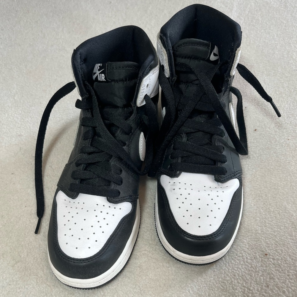 Nike Kids Black and White Air Jordans